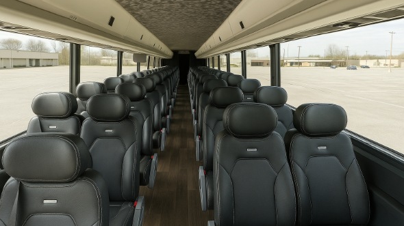 Interior of Florida Party Bus Company's 25 Passenger Minibus in Florida