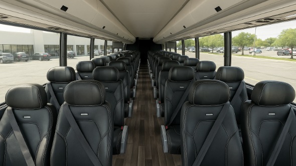 Interior of Florida Party Bus Company's 28 Passenger Minibus in Florida