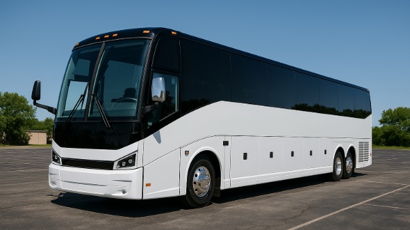 Exterior of Tampa Party Bus Company's 50 Passenger Party Bus in Tampa