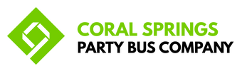 coral springs party bus company logo