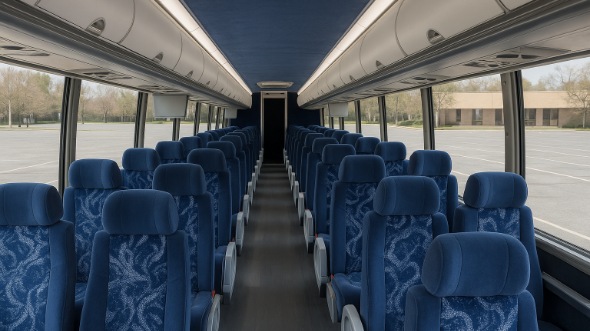 florida 54 passenger charter bus interior