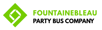 fontainebleau party bus company logo