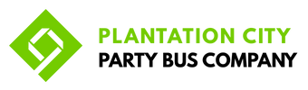 plantation party bus company logo