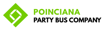 poinciana party bus company logo